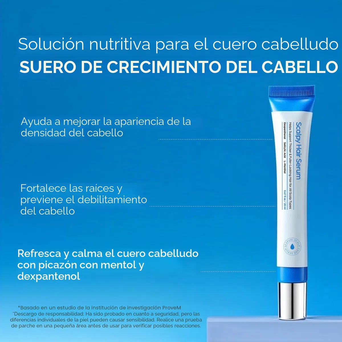 Seapuri Sérum Scalpy Scalp para cabello fino y frágil, pérdida de cabello y rotura del cabello, Sérum Anti-Chute Fortifiant