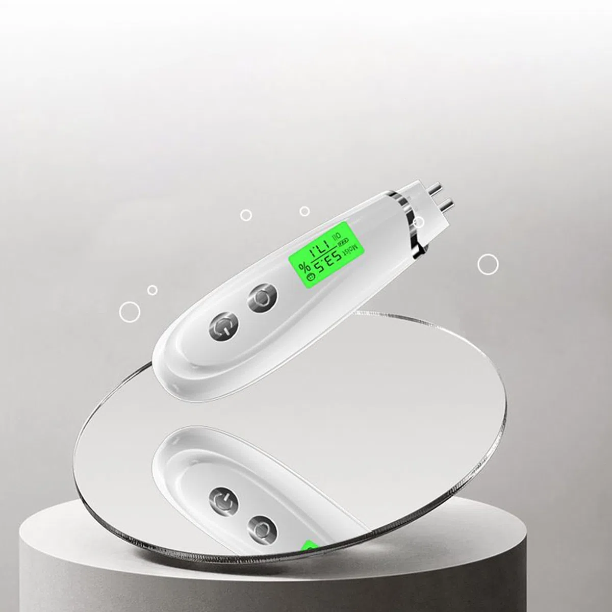 Monitor de hidratación de la piel, ABS, máquina analizadora de piel, analizador de pieles faciales para pruebas de humedad de la piel, cuidado de belleza, spa y uso diario de cuidado de la piel