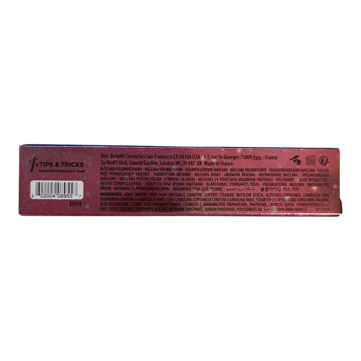 Benefit Bad Gal Bang; Mascara, Negro, Fresh, 4 g