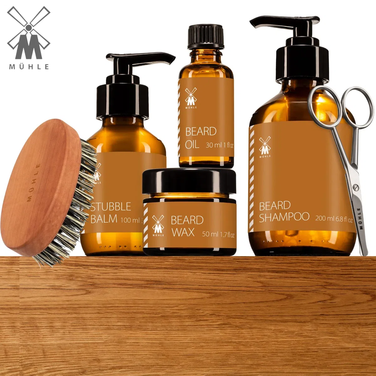 Tijeras para Barba y Bigote Acero Inoxidable Mühle