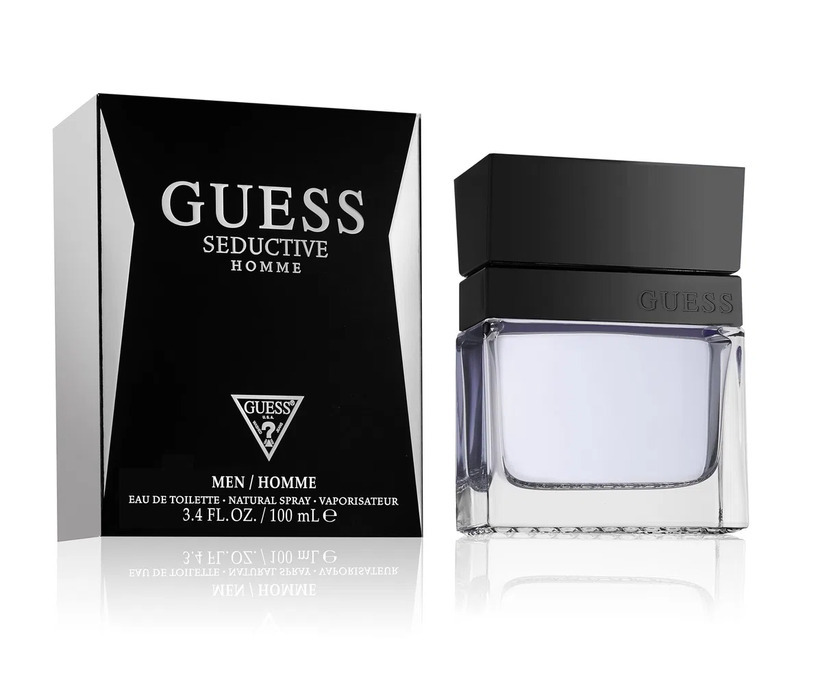 GUESS Seductive, Eau de Toilette, Perfume Hombre, Oriental Amaderado, Perfume Elegante de Larga Duración