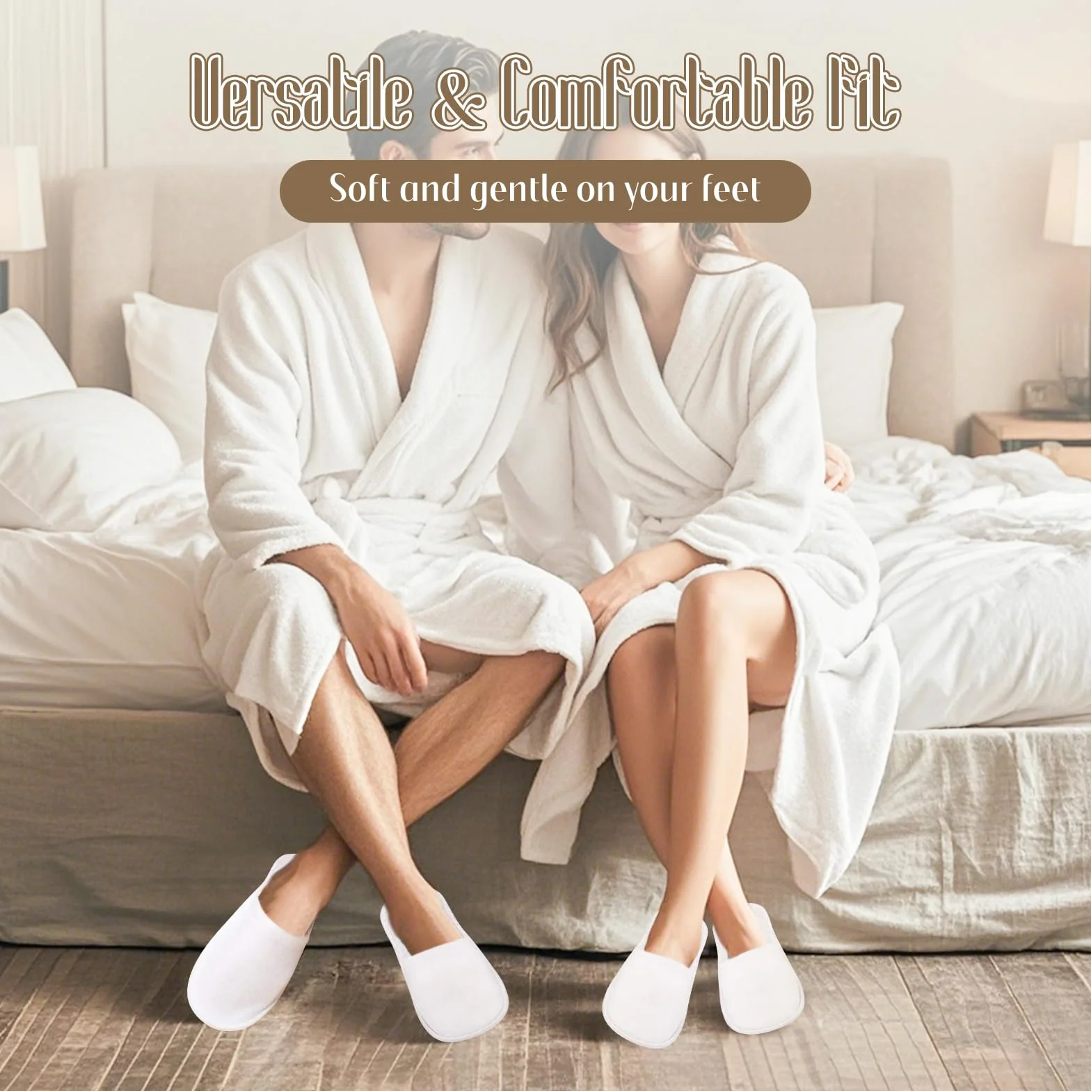 20 Pares de Pantuflas hotel Desechables, Zapatillas Desechables de Spa para Hotel,Zapatillas de Hotel,Zapatillas de Estar Por Casa Hotel para Hombre Mujer Chica Viaje Hogar Baño Boda