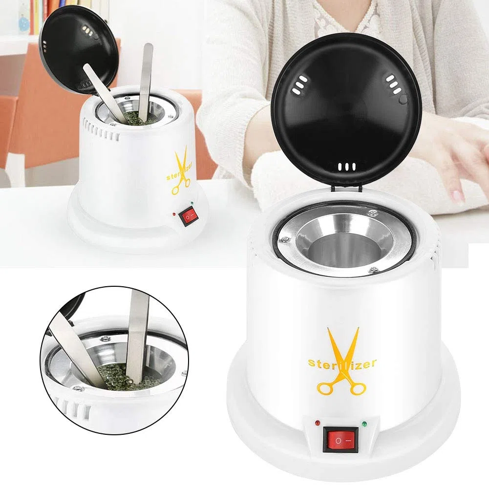 UñA Esterilizador, Esterilizador Profesional al Cuarzo para SalóN de Belleza Manicure PeluqueríA Estudio y en Casa, Alta Temperatura Inteligente, Manicura y Pedicura(EU)