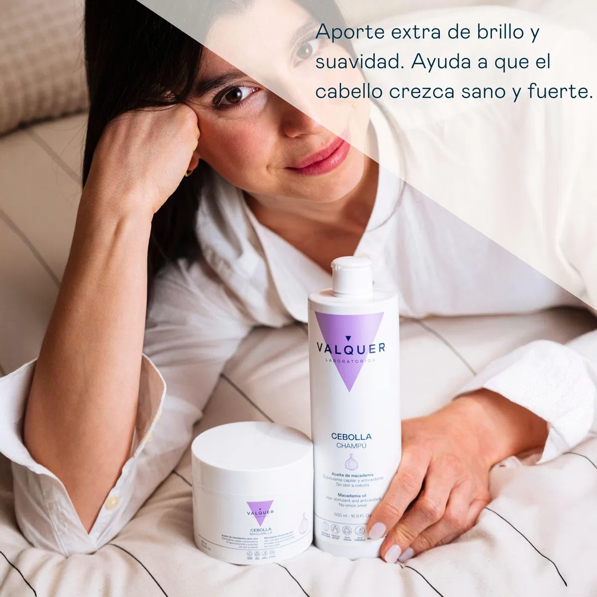 VALQUER Pack Champú 500 ml y Mascarilla 300 ml de Cebolla | Purifica y Regula el Pelo Graso | Anticaída y Antioxidante, Revitaliza Todo Tipo de Cabello | Proporciona Fuerza y Volumen