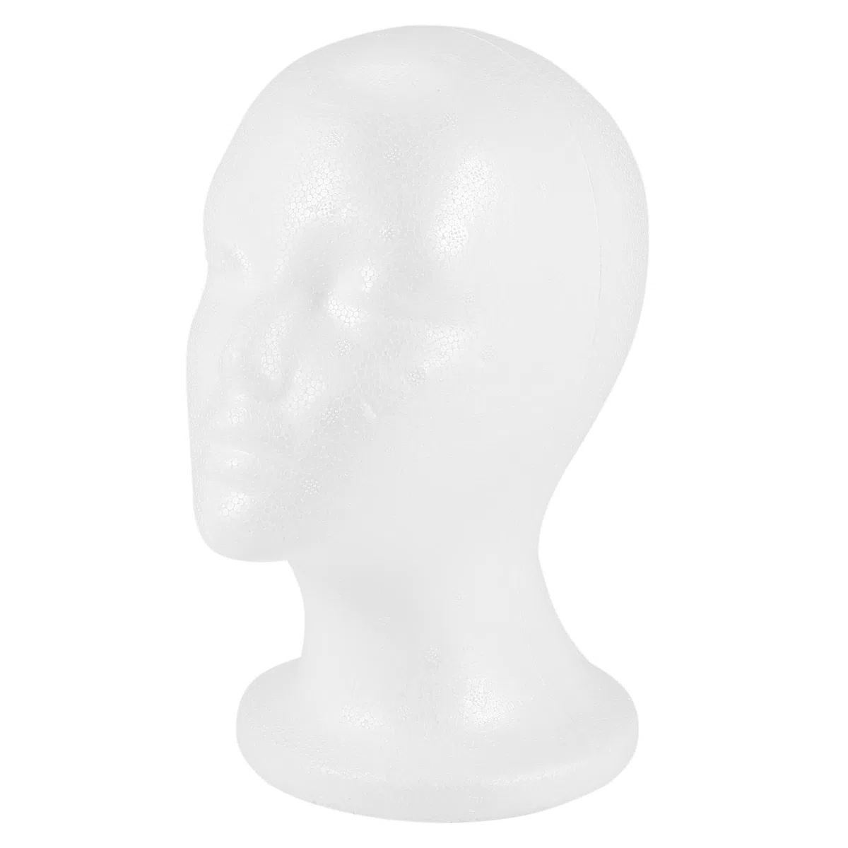 Cabeza de Maniquí de Espuma Femenina Modelo Sombrero Sombrero Peluca Expositor Estante