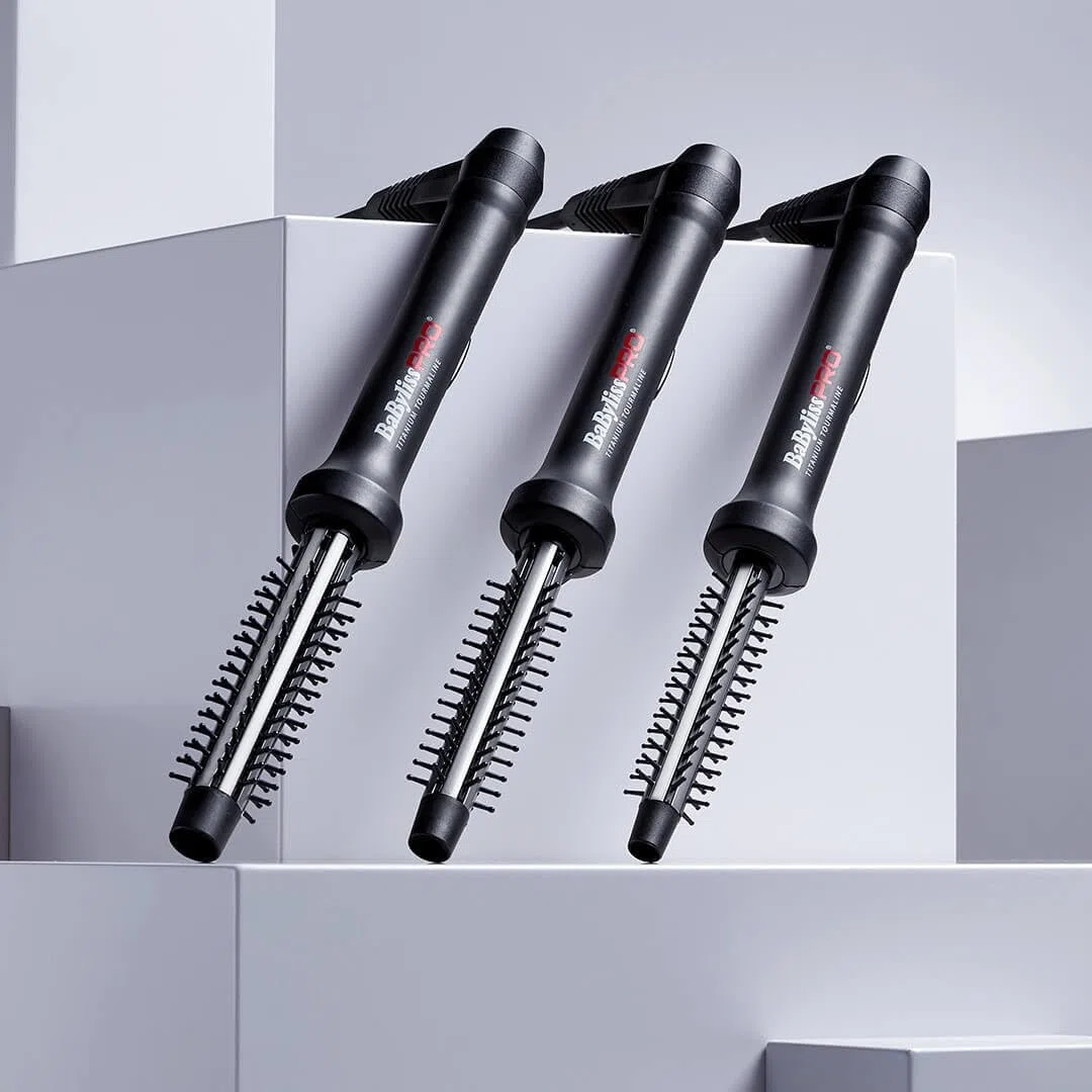 BaByliss Pro Cepillo Térmico con Tecnología Titanio Turmalina, Negro