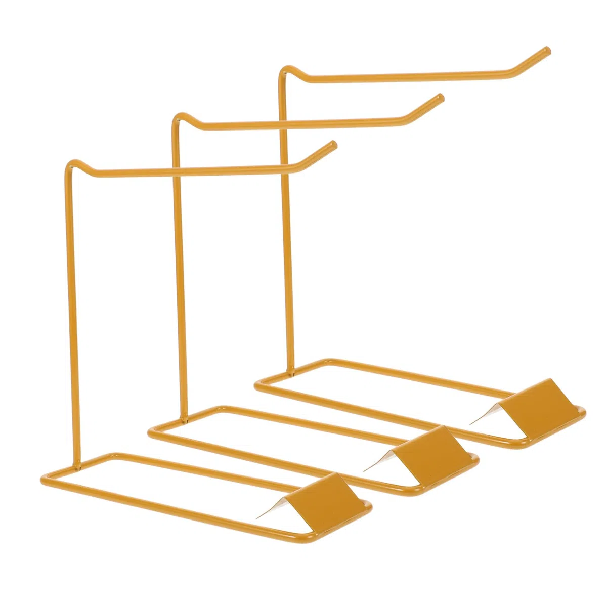 COLLBATH Expositor De Muestras De Uñas De Metal Soporte Para Tabla De Colores De Uñas Y Portamuestras De Esmalte En Gel Organizador De Mesa Para Salón Y Escuela De Belleza 3 Piezas