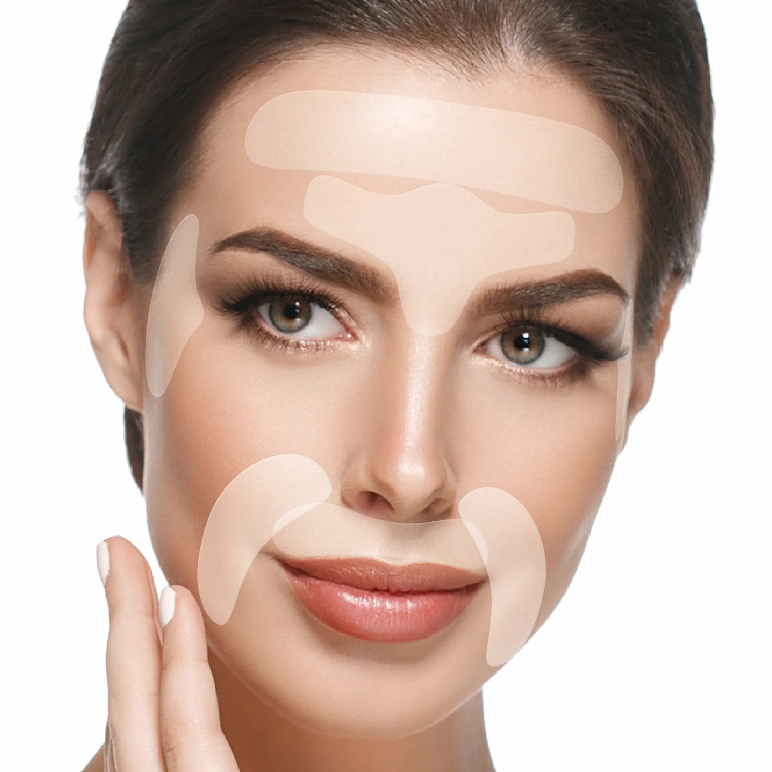 Parches para las Arrugas de Cara - Almohadillas para Suavizar e Hidratar la Piel de Ojos, Boca y Frente - Antiarruga Faciales Durante la Noche - Antienvejecimiento, Alternativa al Botox (165 uds)