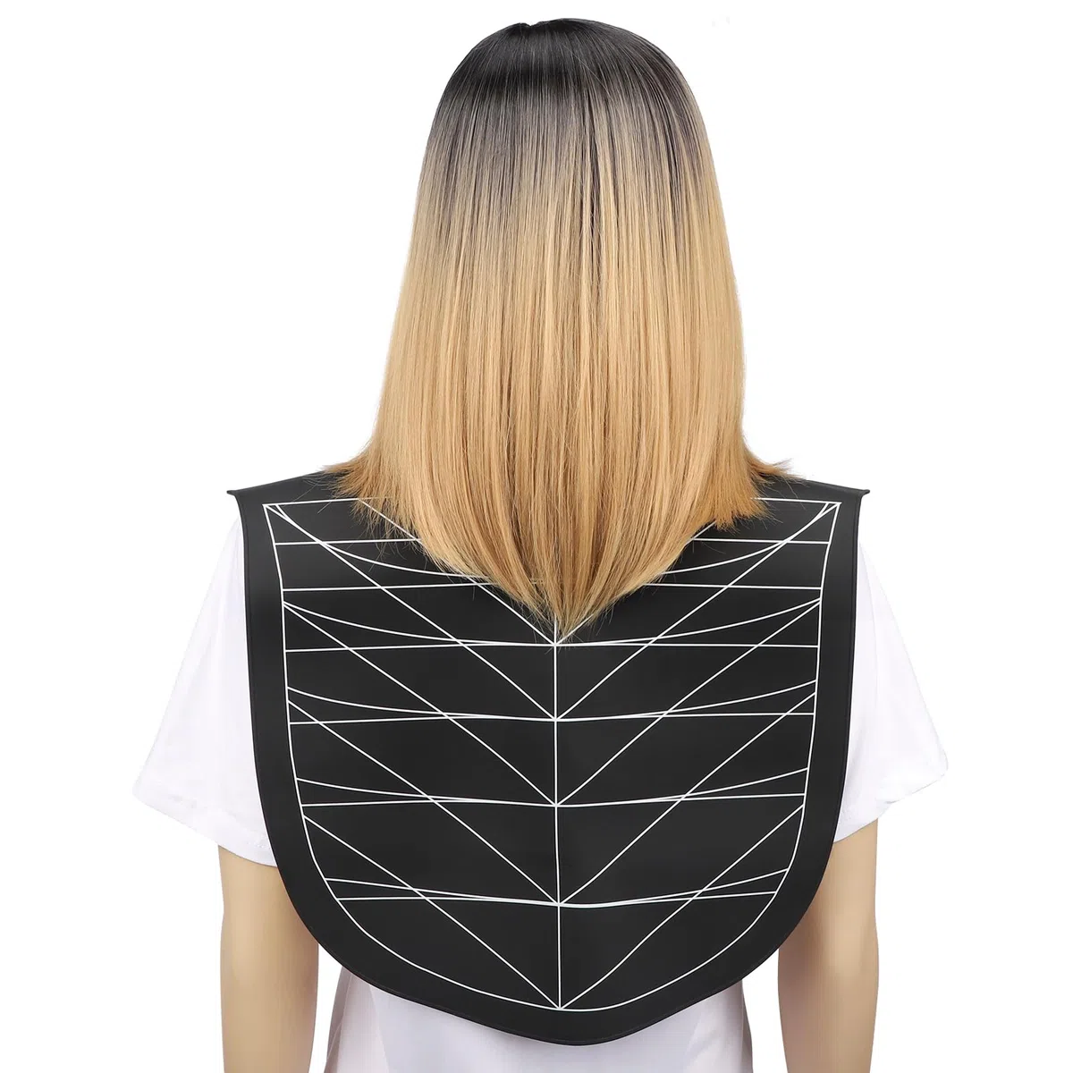 Segbeauty Collar de Peluquería, Capa Barberia de Silicona, Cuello de Corte de Estilista de Peluquería, Almohadilla para Cortar el Pelo Impermeable