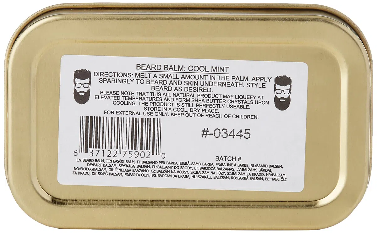 DR K Soap Company Beard Balm Peppermint - Bálsamo (50 g)