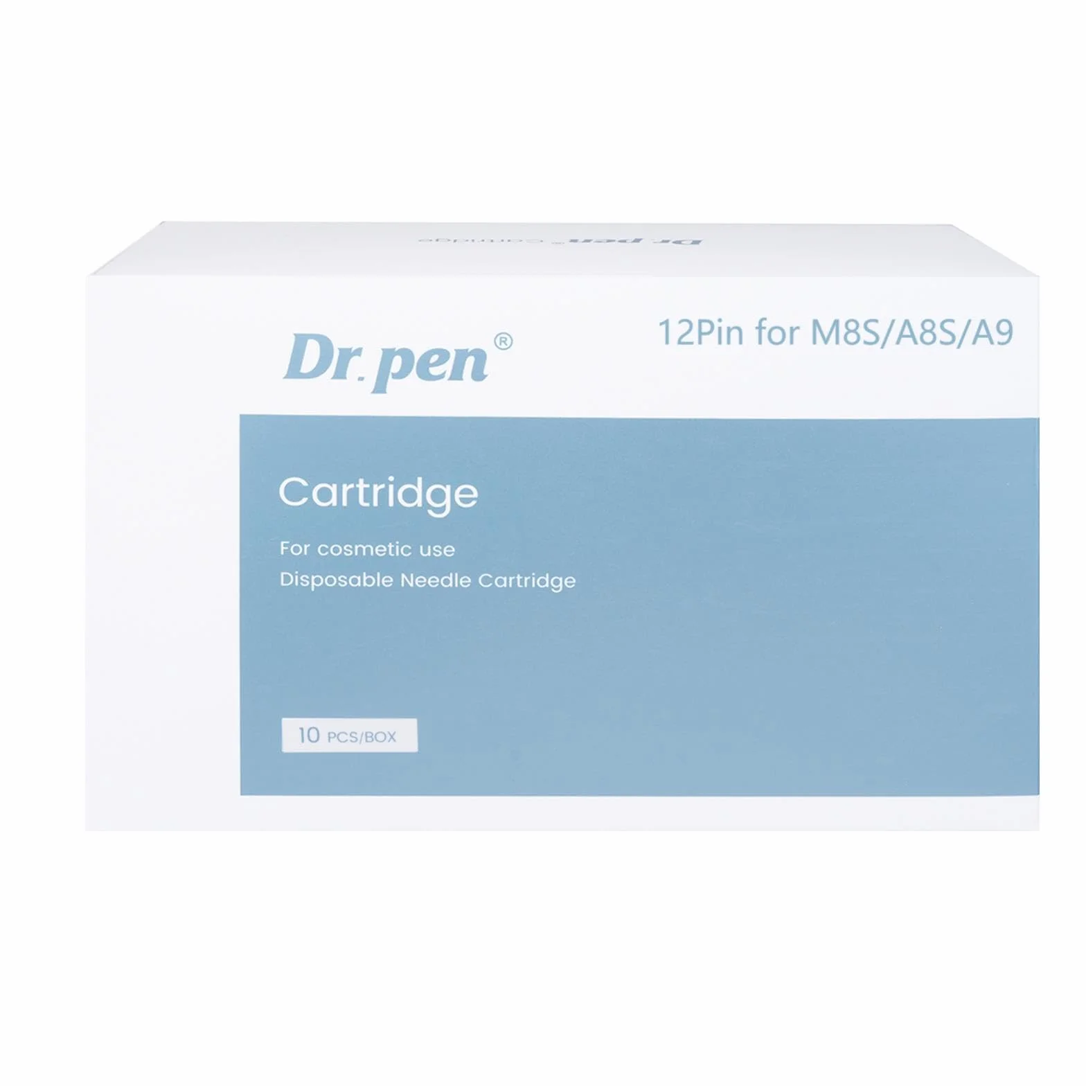 10 cartuchos de microneedling de 12 pines, diseñados para lápiz de microagujas dr pen Ultima M8S A8S A9, utilizado para cicatrices de acné, cicatrices profundas y estrías