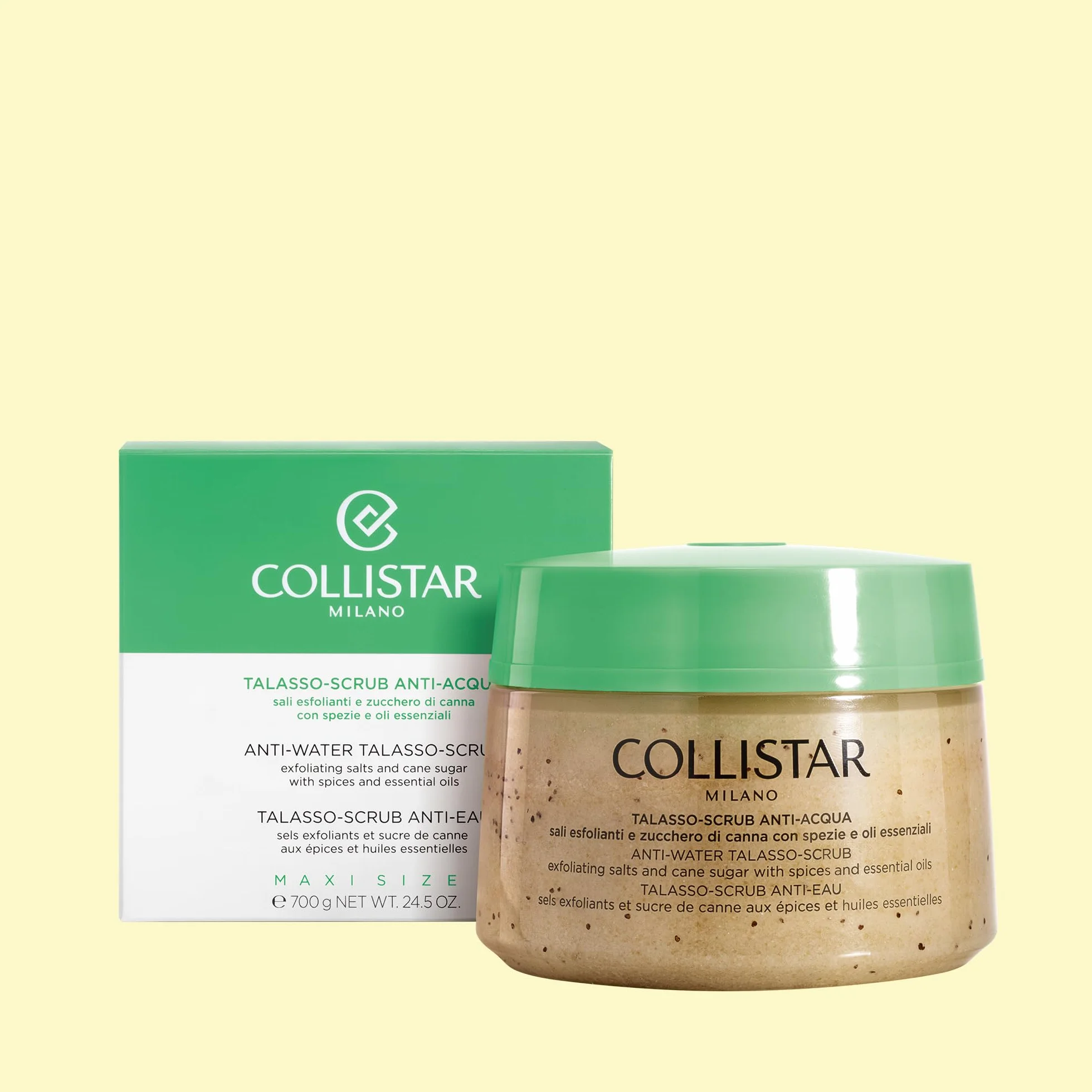 Collistar Talasso-Scrub Antiagua Sales Exfoliantes Y Azúcar De Caña Con Especias Y Aceites Esenciales - 700 gr