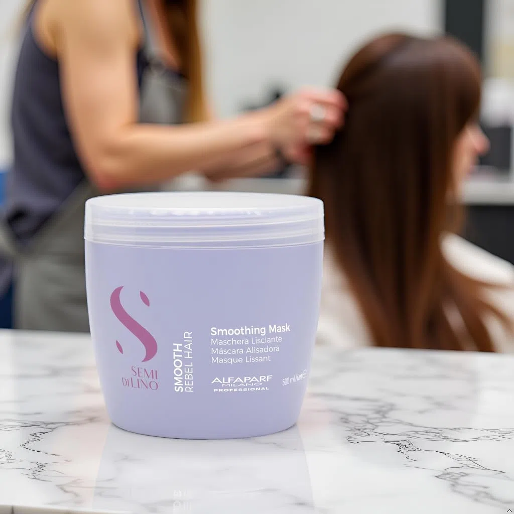 AlfaParf Semi Di Lino Smooth Smoothing Mask 500 Ml