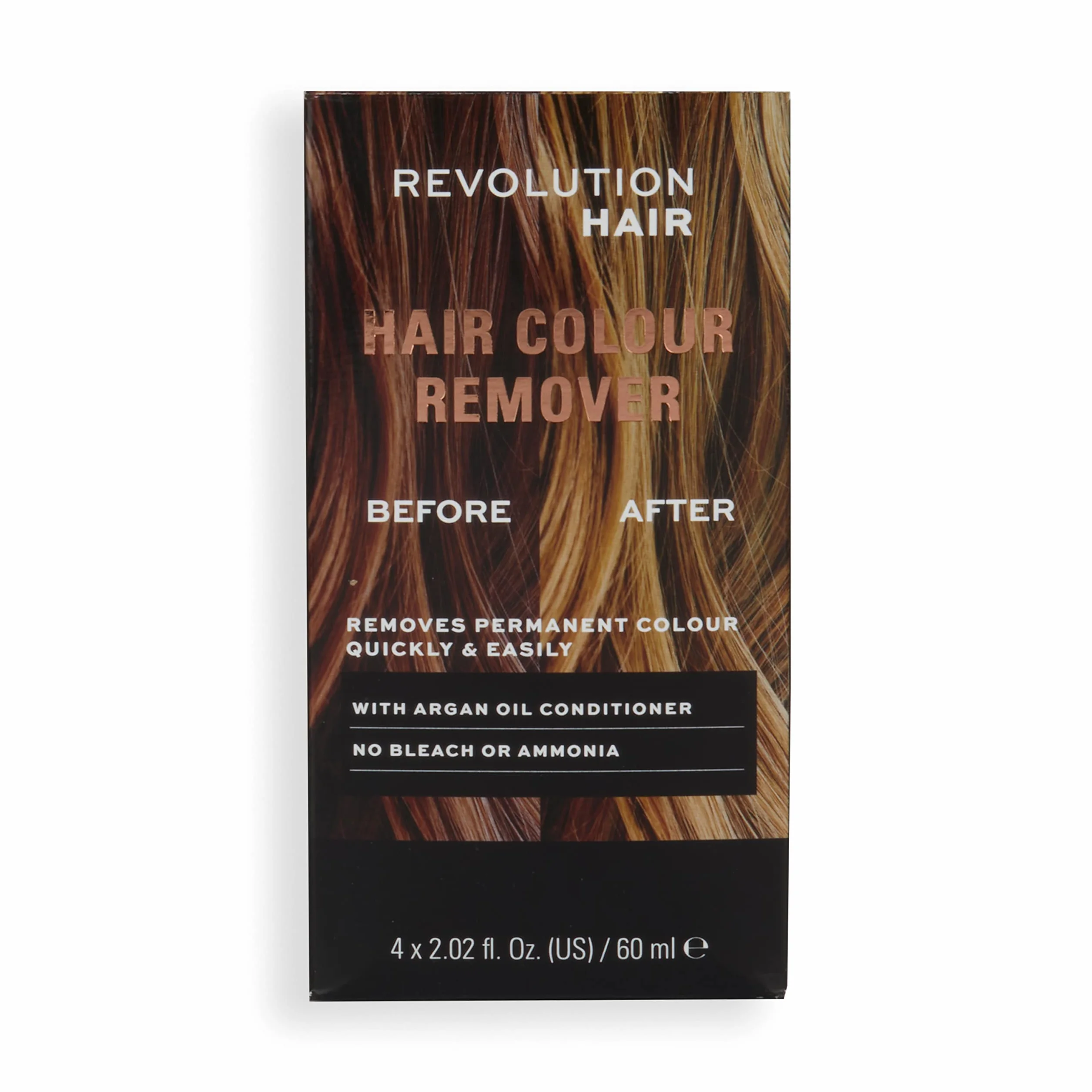 Revolution Haircare London, Hair Color Remover, Décoloration, 4 x 60ml