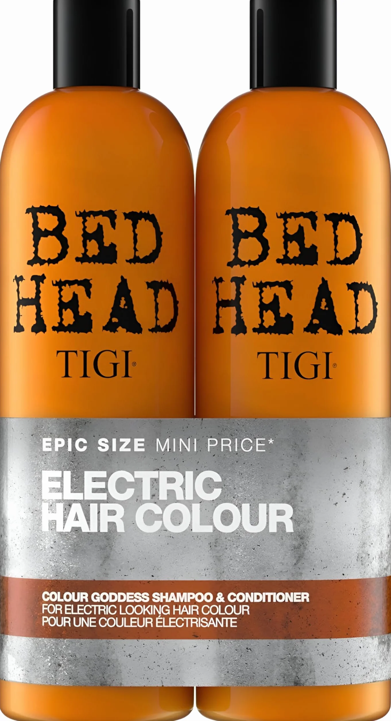 Bed Head by Tigi – Colour Goddess, champú y acondicionador para pelo teñido, 2 x 750 ml