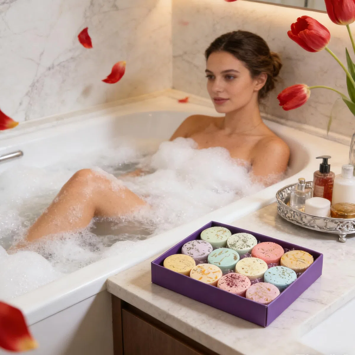 Vaporizadores de ducha para aromaterapia, 12 piezas, 4,8 cm en casa, ducha, fragancia relajante, uso en el baño, aromaterapia, bienestar, regalo