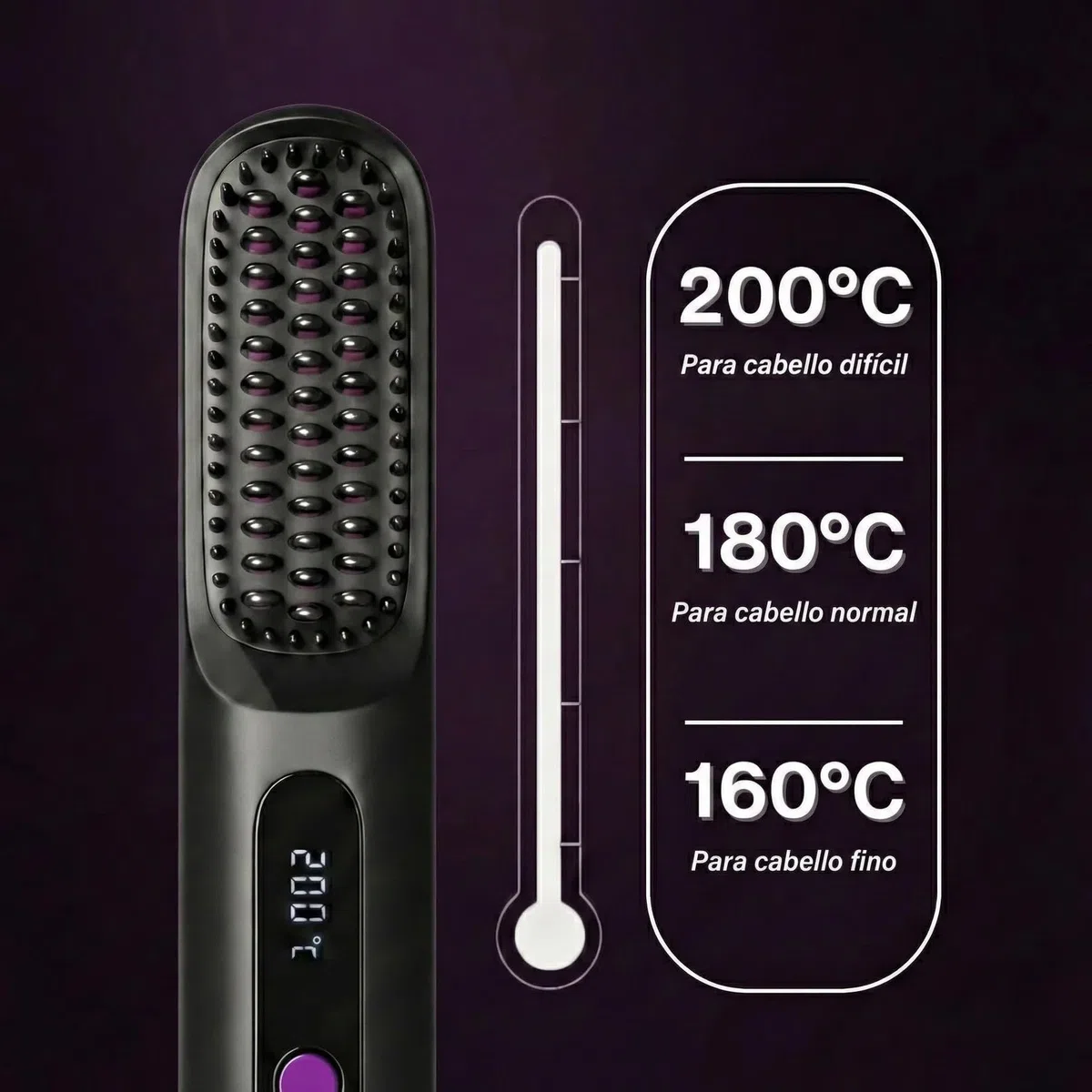 Cepillo Suavelia Para Cabello Corto(Blanco)