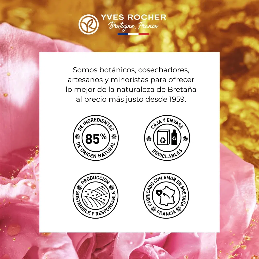 Yves Rocher RICHE CRÈME - Crema Facial de Noche Antiarrugas - Cuidado Nocturno Anti Edad para Mujeres - Con Aceite de 1000 Rosas para una Regeneración Celular Intensa - 50ml