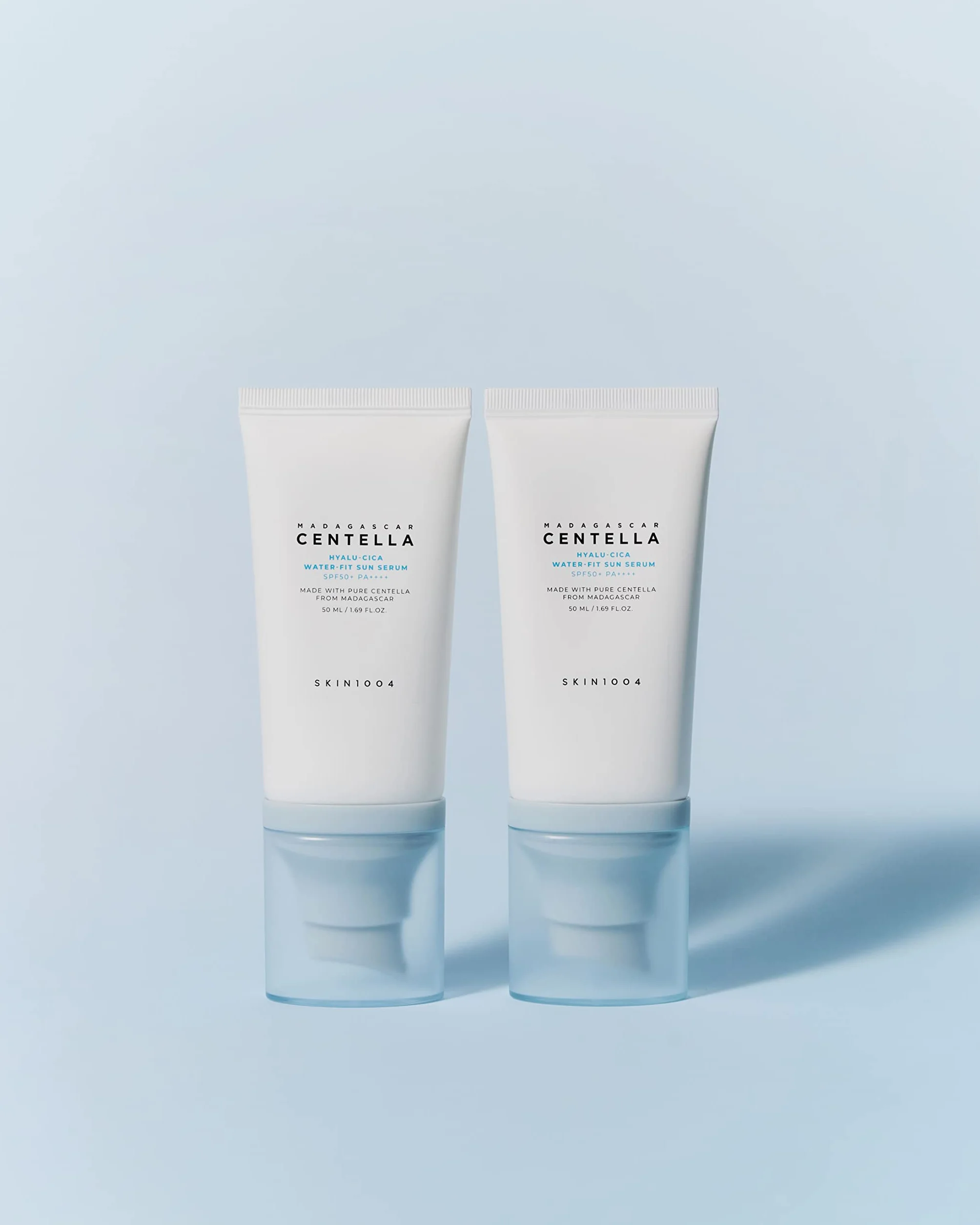 SKIN1004 Madagascar Centella Hyalu-Cica Water-Fit Sun Serum Set (2 piezas)