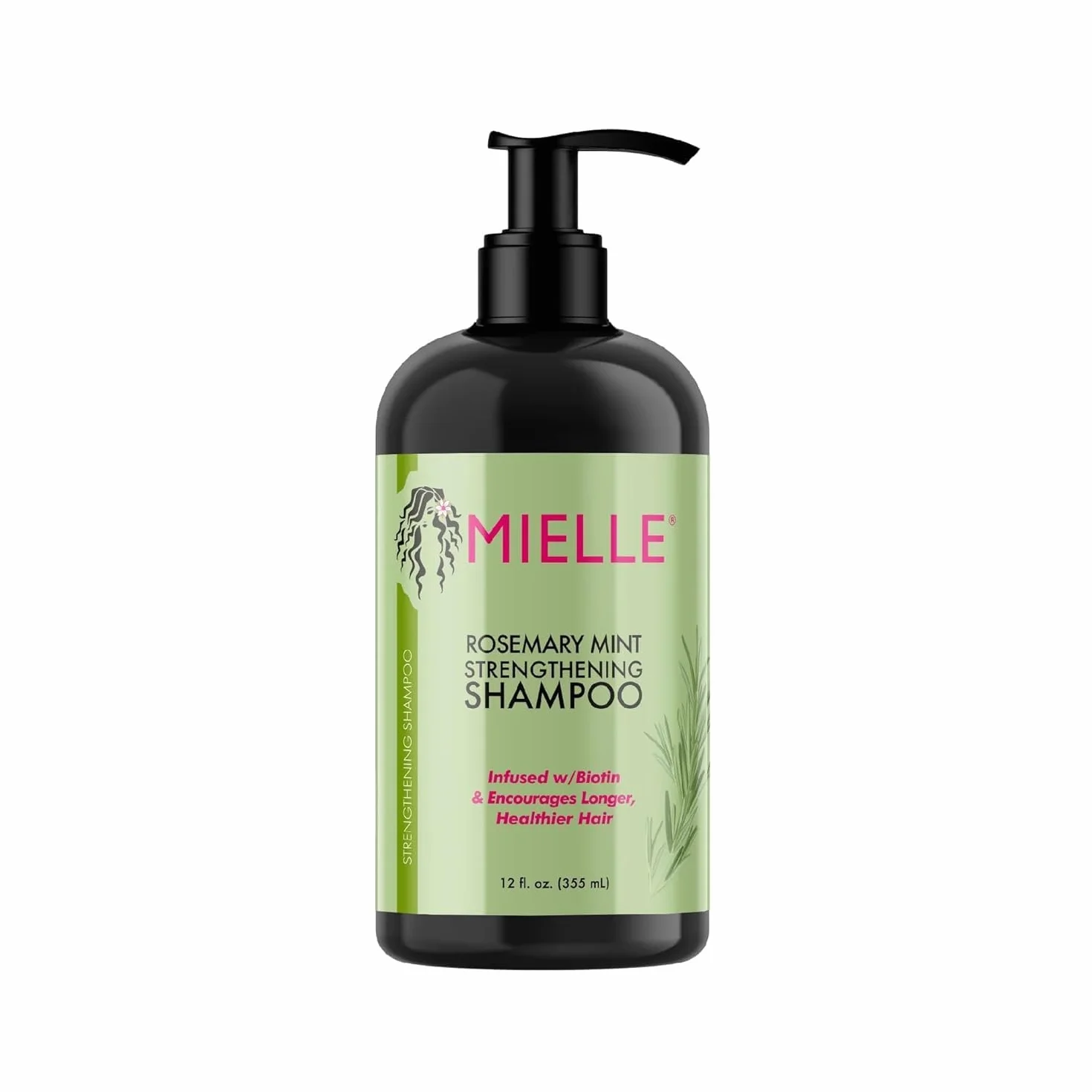 Mielle - Menta de romero, infusión de biotina, productos para el crecimiento y fuerza del cabello, juego de champú y acondicionador para peinar, 2 unidades