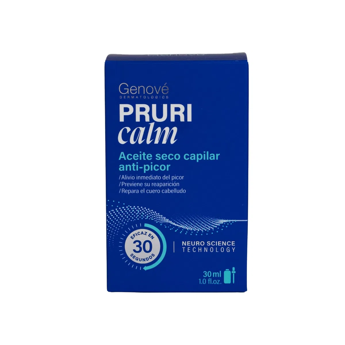 Aceite Seco Capilar Anti-picor | Neurocosmético que Inhibe la Señal del Picor | Alivia el Picor del Cuero Cabelludo de Forma Inmediata y Prolongada | 30 ml