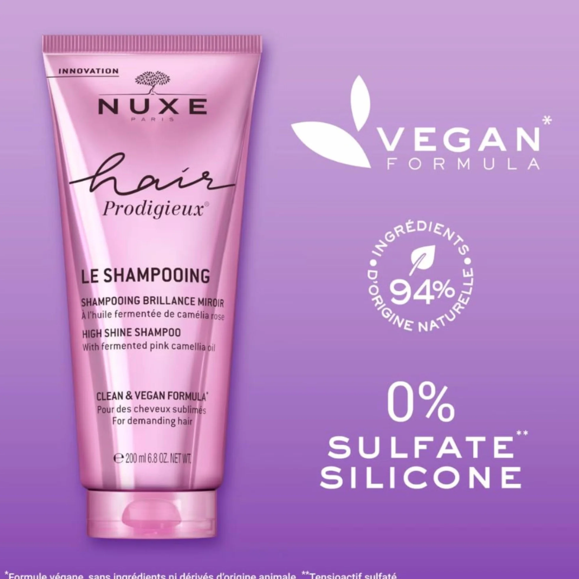 Nuxe Hair Prodigieux - Pochette Maschera Pre-Shampoo 30ml + Shampoo 50ml + Balsamo 30ml