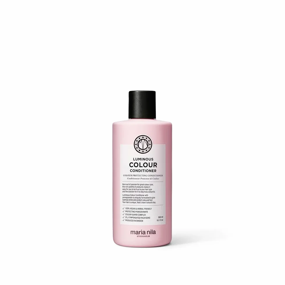 Maria Nila Luminous Colour, Reduce la pérdida de color con los lavados, La granada combate la deshidratación, 100% vegano y libre de sulfatos/parabenos