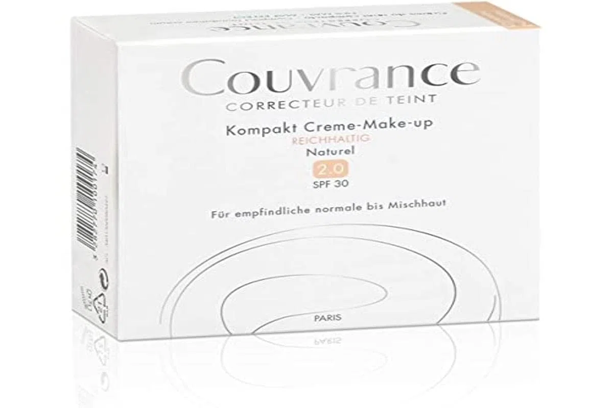 Avene Couvrance Crema compacta coloreada SPF30, 2.0 Natural, 10 gr