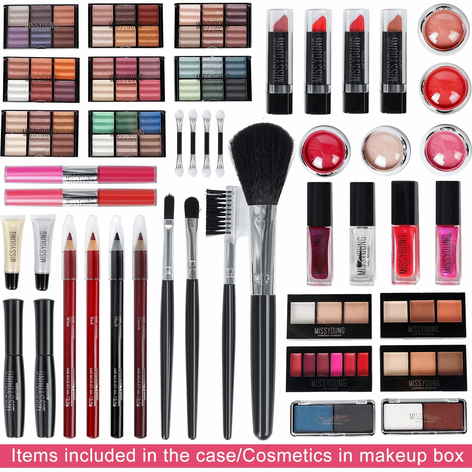 Juego de Maquillaje Set Estuche de Maquillaje Paleta Kit Completo Caja con Sombras de ojos, Rubor, Brillo labios - Belleza Profesional Cosmético de Caja Belleza Juego de Regalos #3
