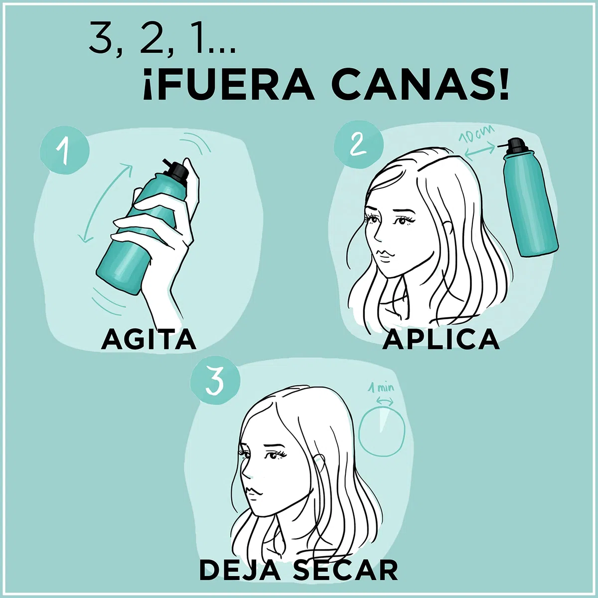 L'Oréal Paris Magic Retouch Castaño, 150 ml