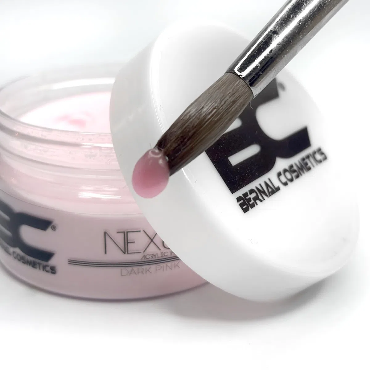 Polvo Acrílico - Dark Pink (Rosa Intenso translúcido) 200g | Acryl Powder DARK PINK | Bernal Cosmetics