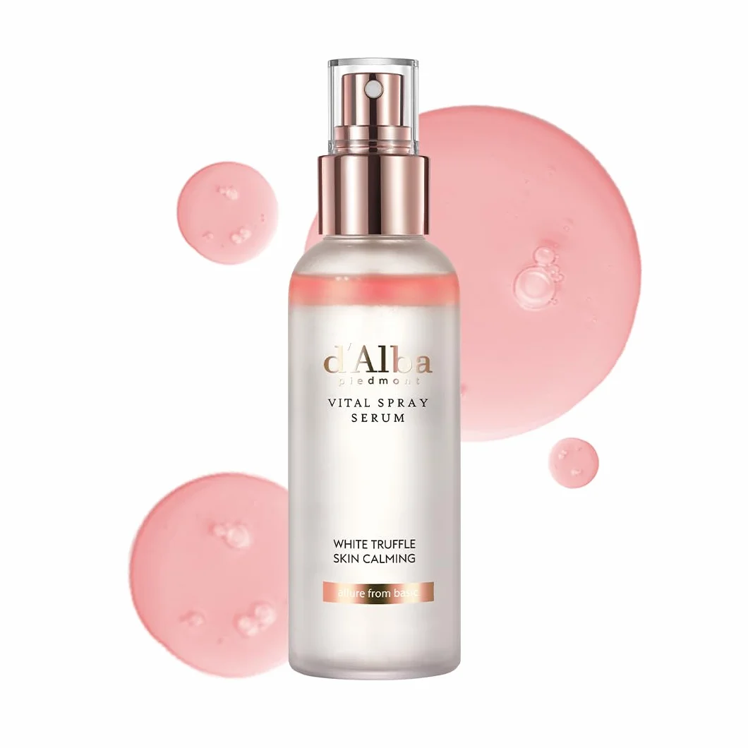 d'alba | Sérum en aerosol italiano con trufa blanca, vitalizante, brillante, hidratante y calmante, en aerosol facial, solución para pieles rojas y sensibles, Vital, skincare coreano