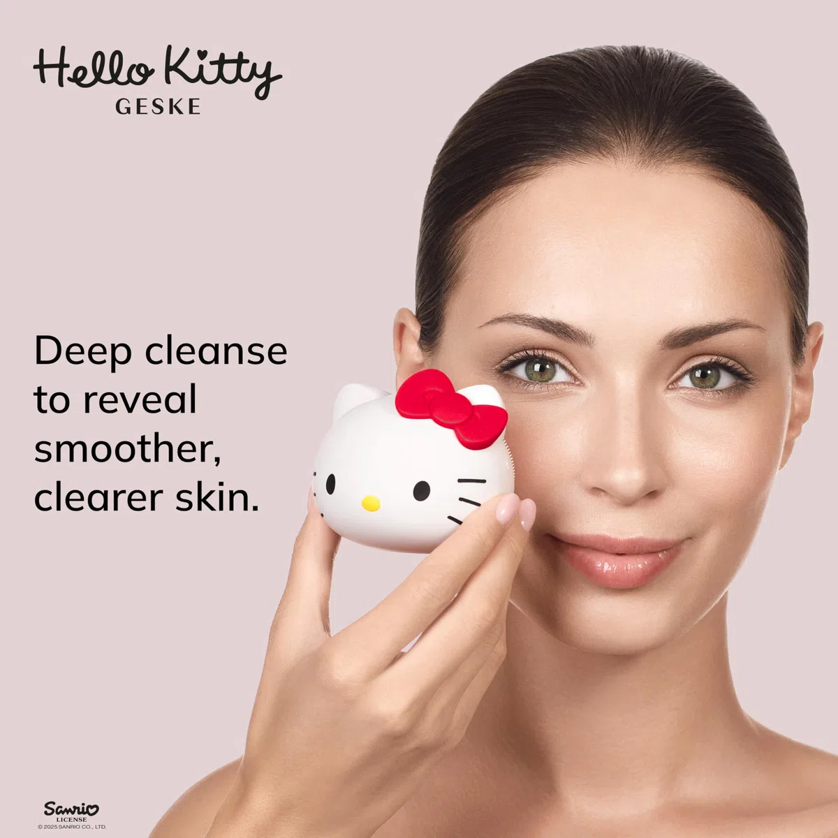 GESKE x Hello Kitty | Cepillo facial sónico SmartAppGuided™ | 4 en 1 | Cepillo de limpieza facial eléctrico | Cepillo de limpieza | Cepillo facial | Limpieza de la piel | Cuidado de la piel