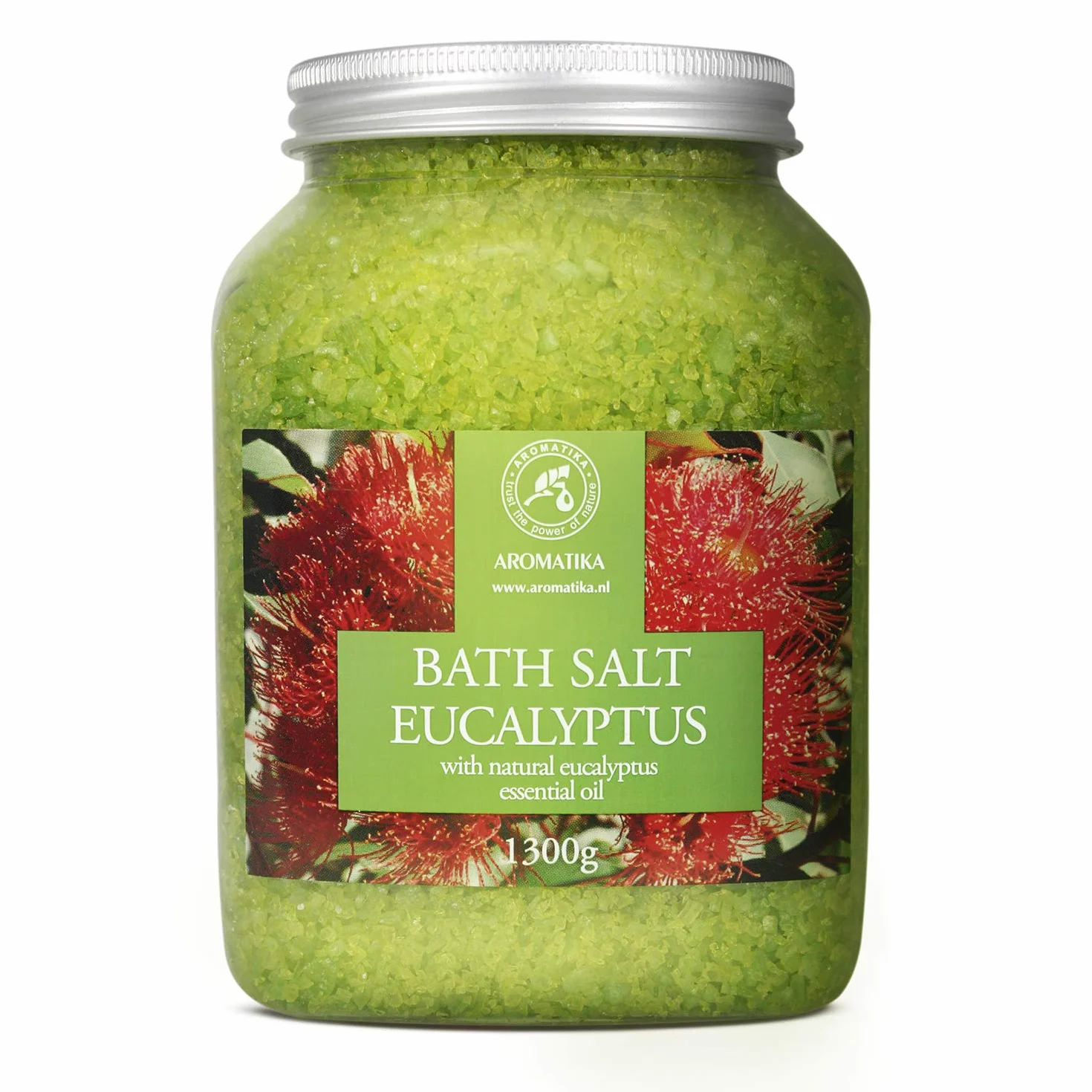 Sales de Baño 1300g con Aceite Esencial de Eucalipto Natural - Mejor para un Buen Sueño - Alivio del Estrés - Belleza - Relajante - Baño - Cuidado Corporal