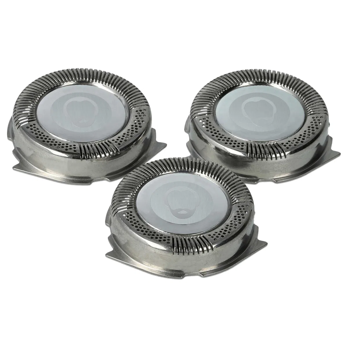 vhbw 3x cabezales de repuesto compatible con Philips PT735, PT860, PT870 máquina de afeitar, plata