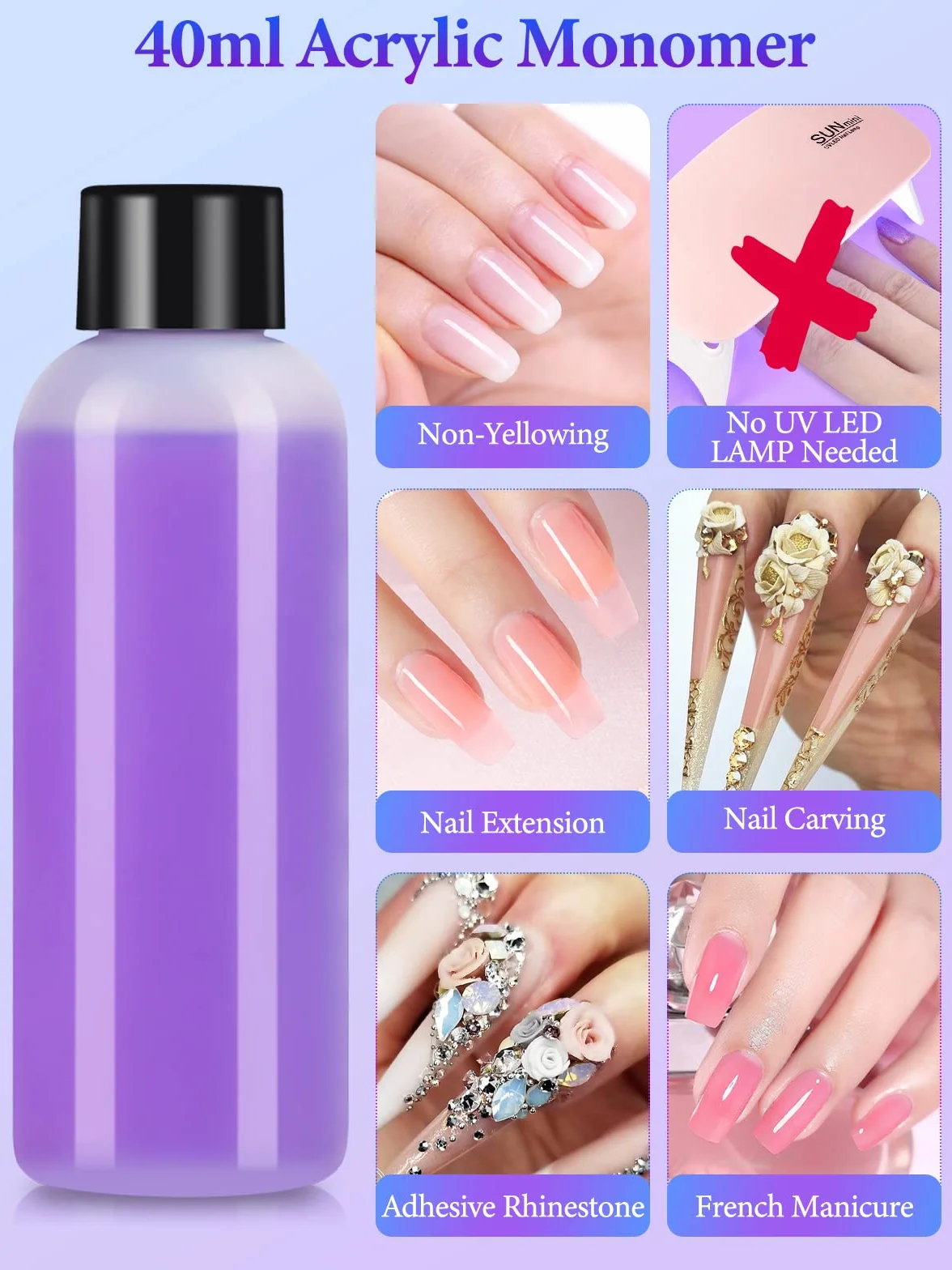 Yokilly Mano Para Practicar Uñas,Mano De Practicas De Uñas Y 100 Piezas De Clavos Reemplazables,Silicona Flexible Mano De Practicas Para Uñas Manicura