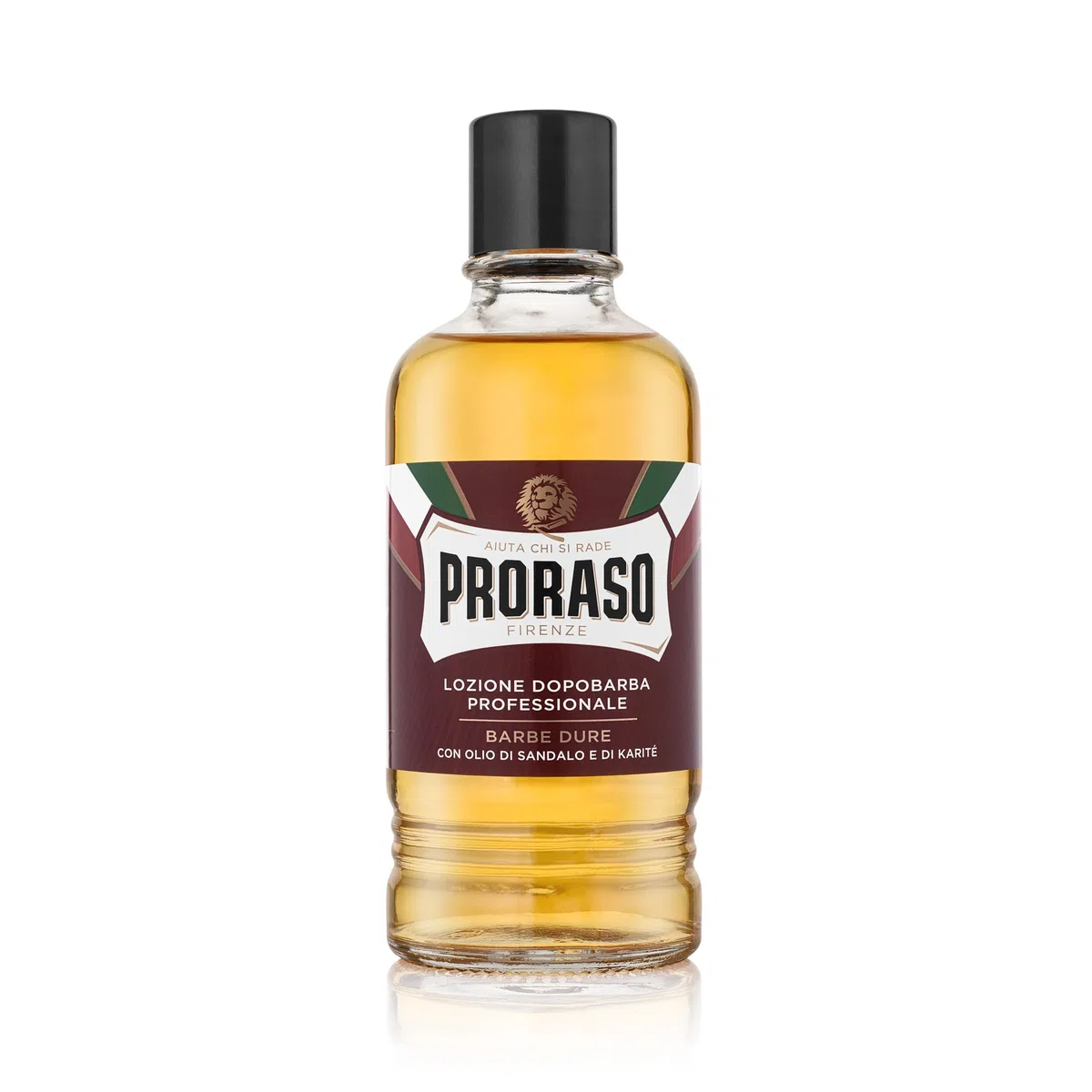 Proraso After shave profesional, 400 ml, bálsamo barba con sándalo y manteca de karité, tónico facial que aporta confort y suavidad a la piel