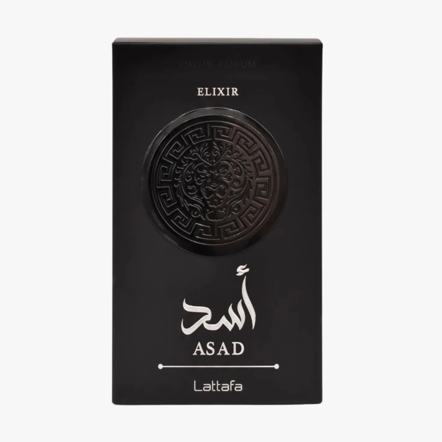 Lattafa Asad Elixir, Eau de Parfum, Negro, Botella de perfume lujosa, 100 ml