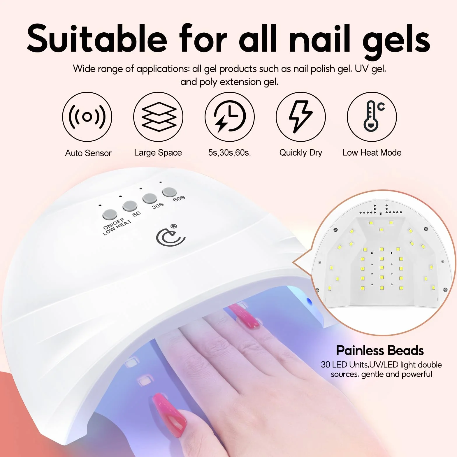 COSCELIA Kit Uñas Semipermanentes 20 Colores Uñas Gel Kit con Lámpara de Uñas, 3 Colores Poly Extensión Gel Uñas, Base Top Mate Coat con 2pcs Glitter Coat Set Kit Manicura Semipermanente