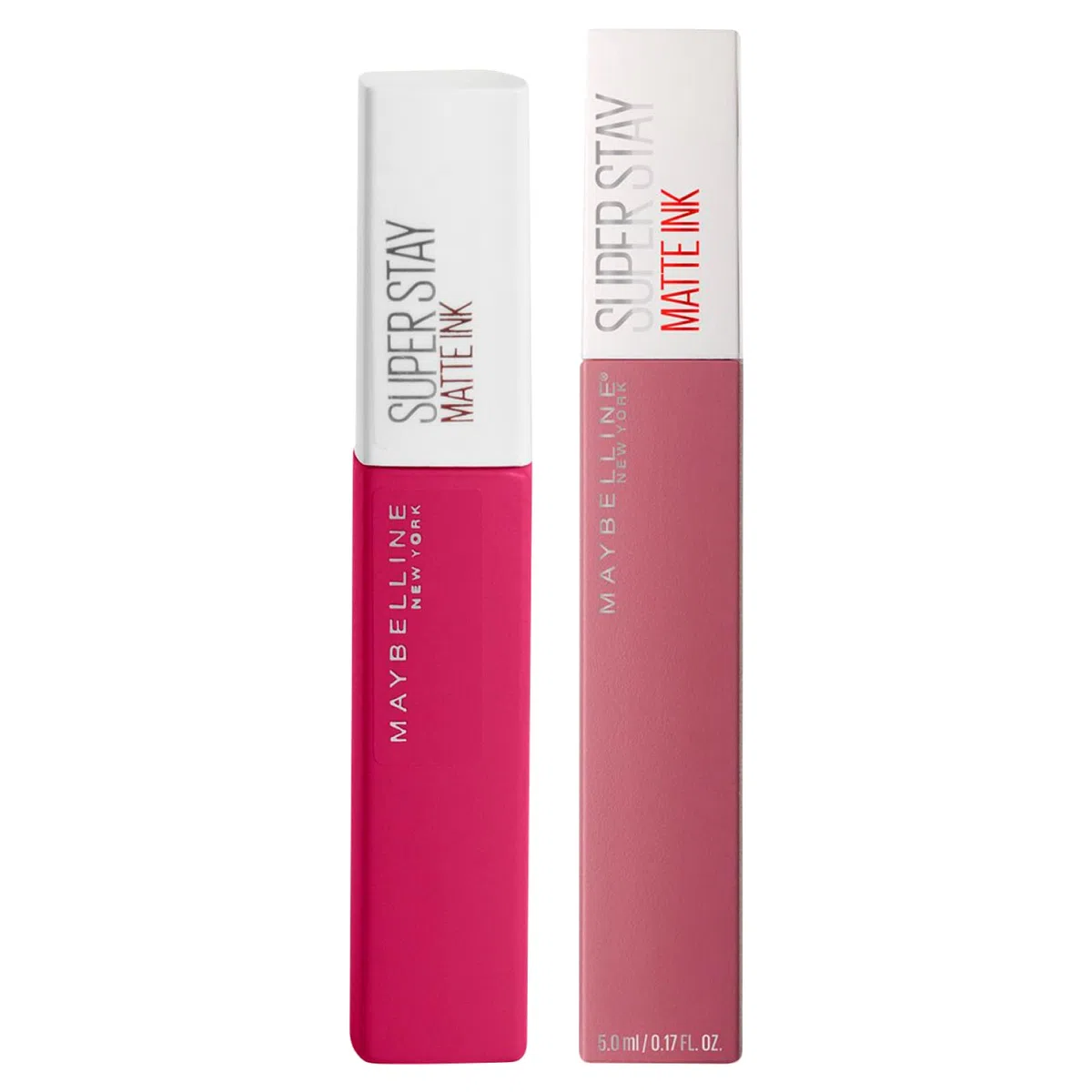 Maybelline New York SuperStay Matte Ink Tinte de Labios con Efecto Opaco Color Intenso y Duradero con Aplicador de Punta de Precisión Kit de Maquillaje de 2 Barras de Labios 120 Artist y 15 Lover