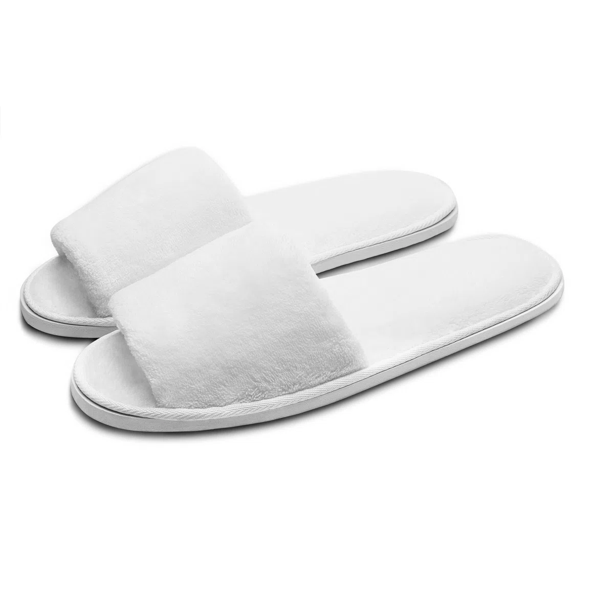 Zapatillas de invierno con punta abierta para spa, invitados, hotel y viajes, lavables y no desechables, fáciles de plegar y partir.