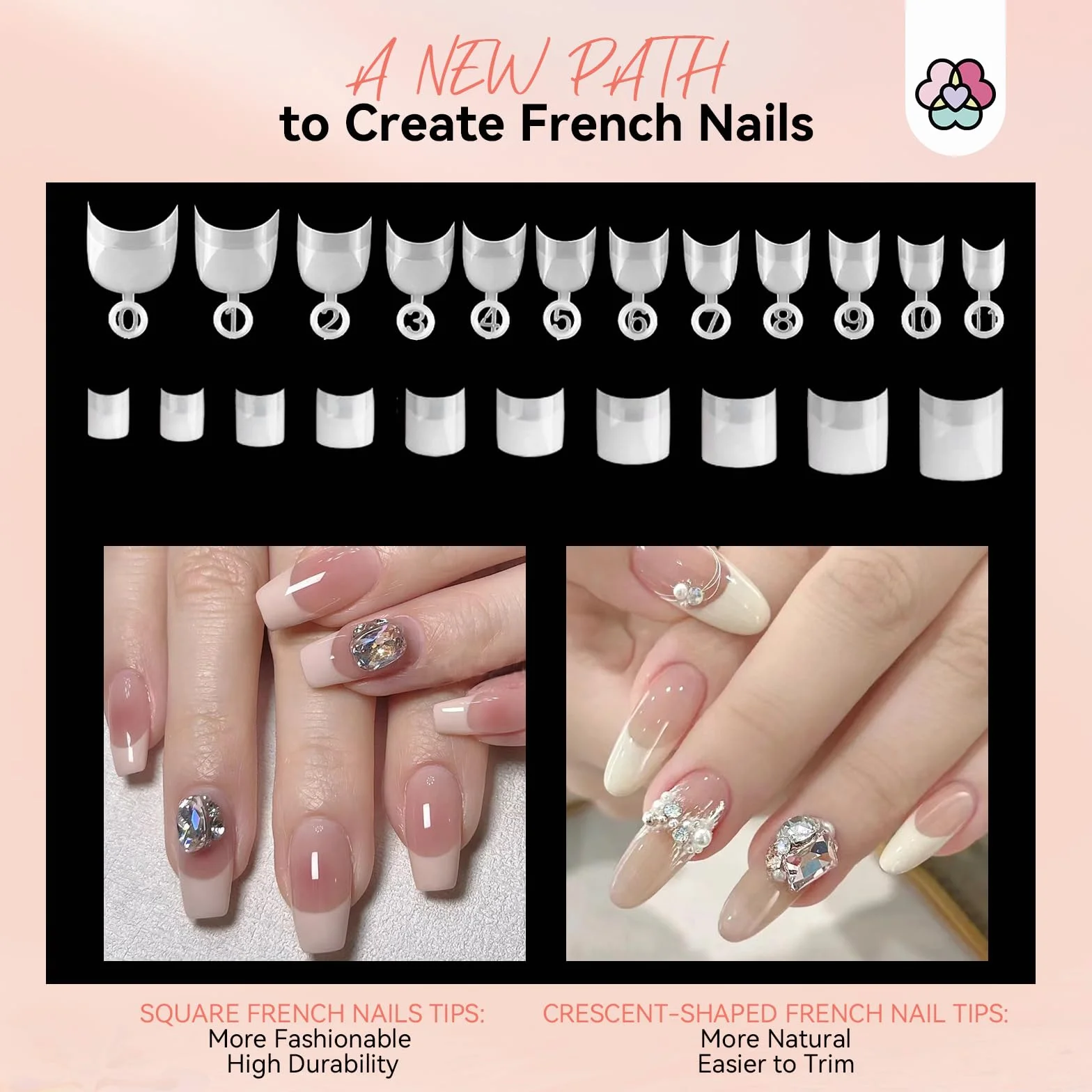 Saviland Dip Powder Nail Kit: 4 Colores de Queratina en Líquido de Polvo de Inmersión con uñas Francesas Consejos y Pegamento Dip Base & Top Coat Uñas Activador (No Necesita Lámparas de Uñas)