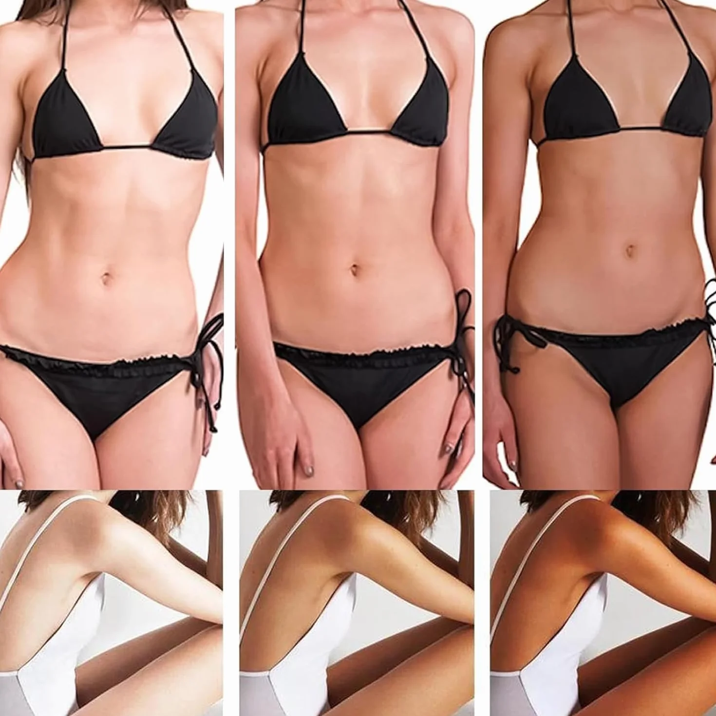 Gotas bronceadoras sin sol, Dolce Tan Love Drop, Zeria Tanning Drops U Drink, mejora tu tono natural de piel (3 piezas)