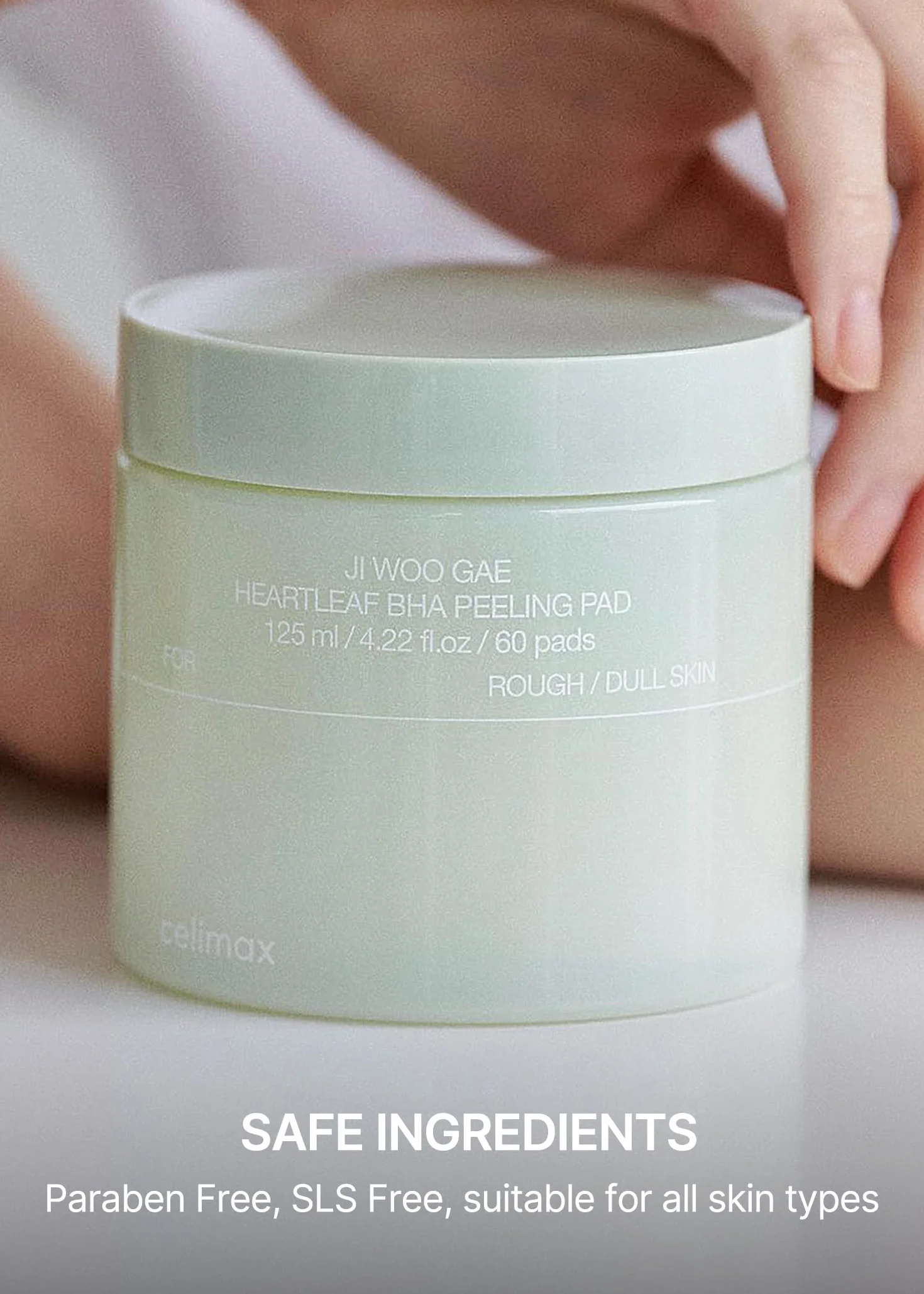 celimax Discos Exfoliantes Gae Heartleaf Bha Con Extracto De Heartleaf, Discos Tónicos Exfoliantes, Exfoliantes Faciales, Hidratantes, Para Pieles Problemáticas Y Con Brotes (60 Discos)