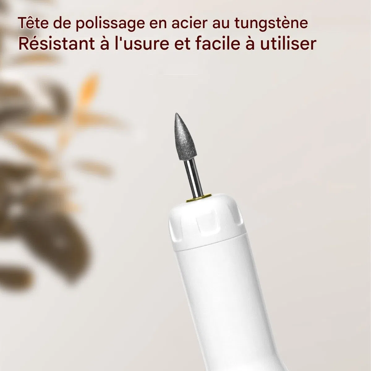 Kit de taladro de uñas – Kit de manicura para acrílico, gel y polvo dip con taladro de uñas – 3 velocidades ajustables, 15000 vueltas por minuto para manicura, pulido, pulido y conformado, para