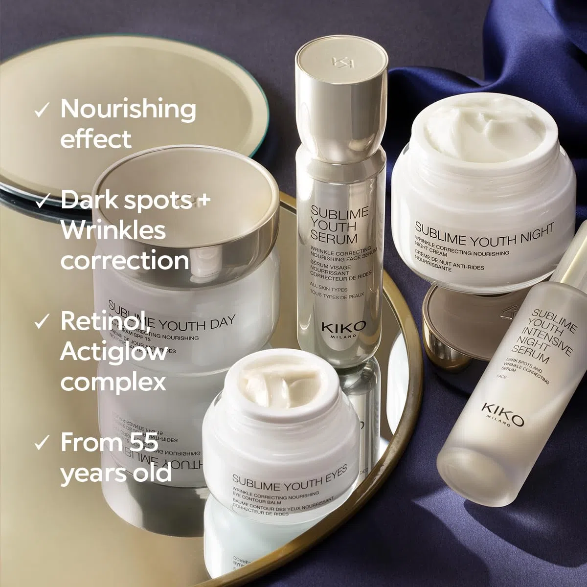 KIKO Milano Sublime Youth Night | Crema De Noche Antiarrugas Y Nutritiva Con Retinol
