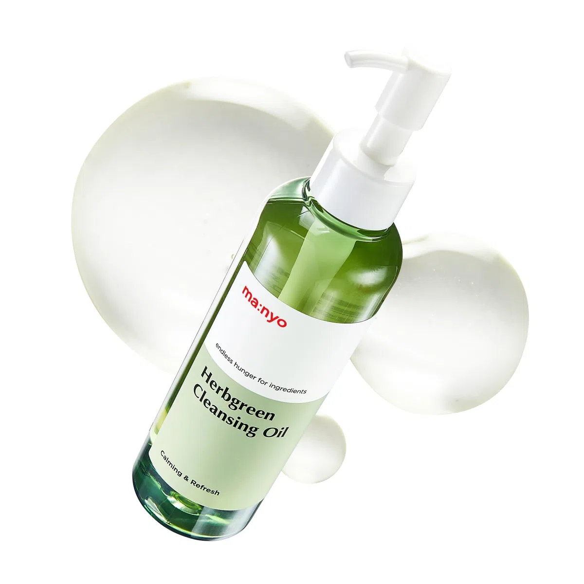 Manyo Factory aceite de limpieza verde hierba, 6,7 oz