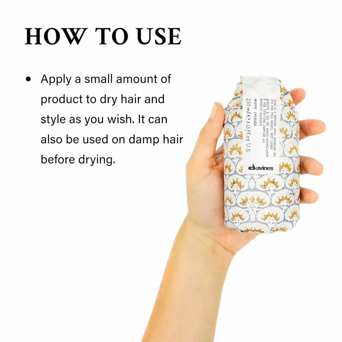 Davines More Inside Medium Hold Modelling Gel 250ml