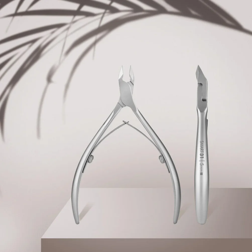 STALEKS PRO by Natury Nails®Alicate profesional para cutículas 5mm. Acero inoxidable. (Smart 31-5mm)