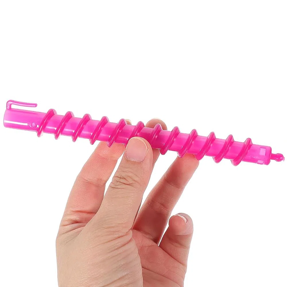 20 unidades de 15 cm de espiral de plástico para peluquería, rizadores de pelo, rizadores de pelo permanentes, herramientas de salón de belleza para mujeres y niñas